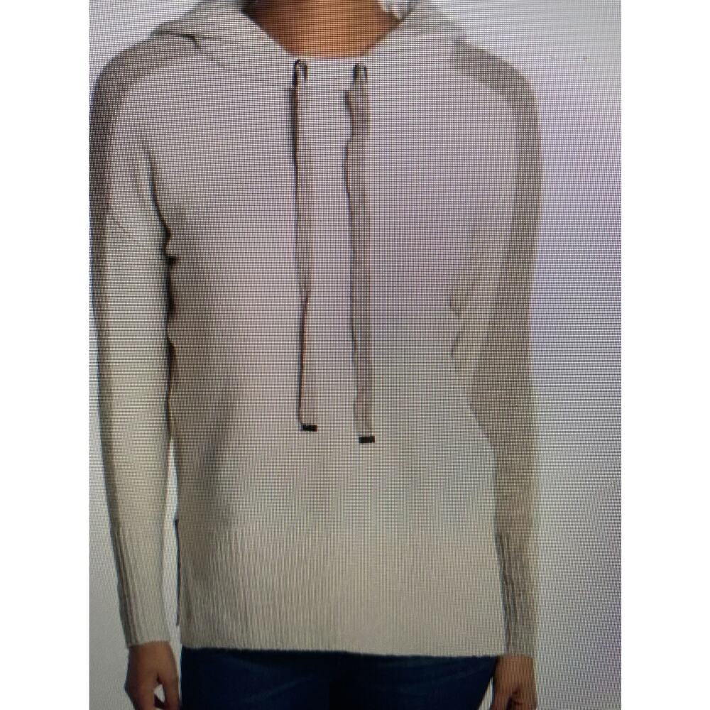 NWT Stitchdrop Medium Venti latte hoodie with stripe